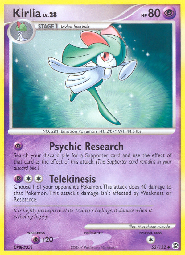 Kirlia (53/132) [Diamond & Pearl: Secret Wonders] | Good Games Cannington