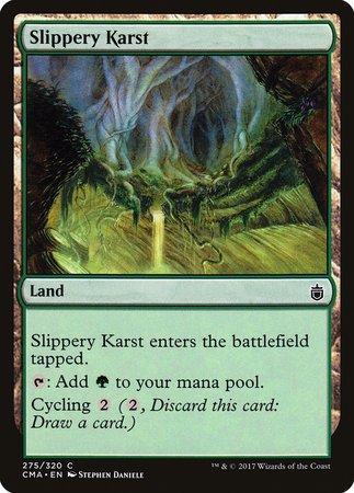 Slippery Karst [Commander Anthology] | Good Games Cannington