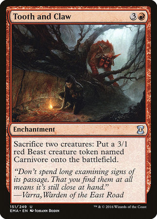 Tooth and Claw [Eternal Masters] | Good Games Cannington