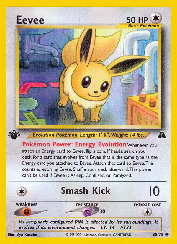 Eevee (38/75) [Neo Discovery 1st Edition] | Good Games Cannington