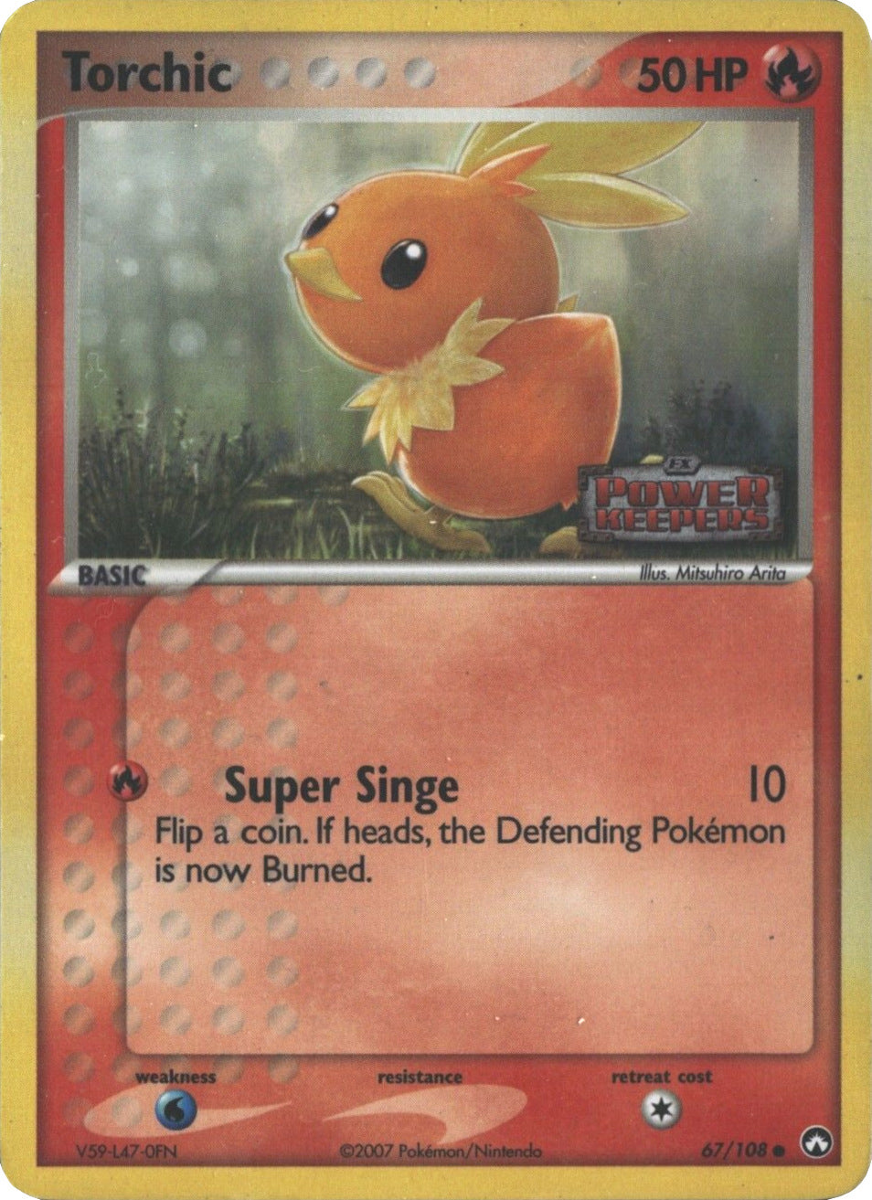 Torchic (67/108) (Stamped) [EX: Power Keepers] | Good Games Cannington
