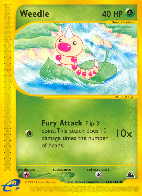 Weedle (114/144) [Skyridge] | Good Games Cannington