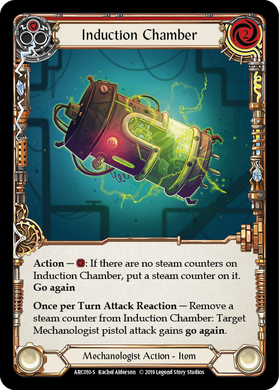 Induction Chamber [ARC010-S] 1st Edition Rainbow Foil | Good Games Cannington