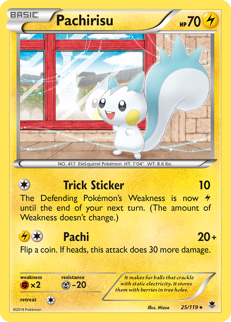 Pachirisu (25/119) [XY: Phantom Forces] | Good Games Cannington