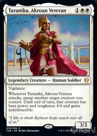 Taranika, Akroan Veteran [Theros Beyond Death] | Good Games Cannington