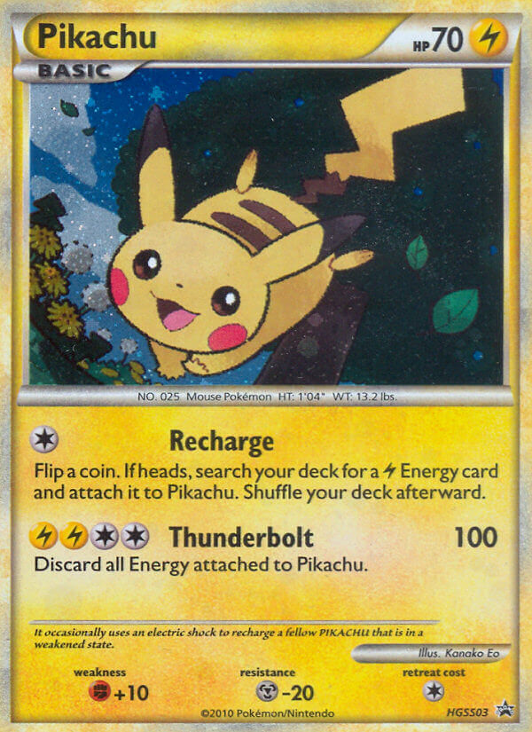 Pikachu (HGSS03) [HeartGold & SoulSilver: Black Star Promos] | Good Games Cannington