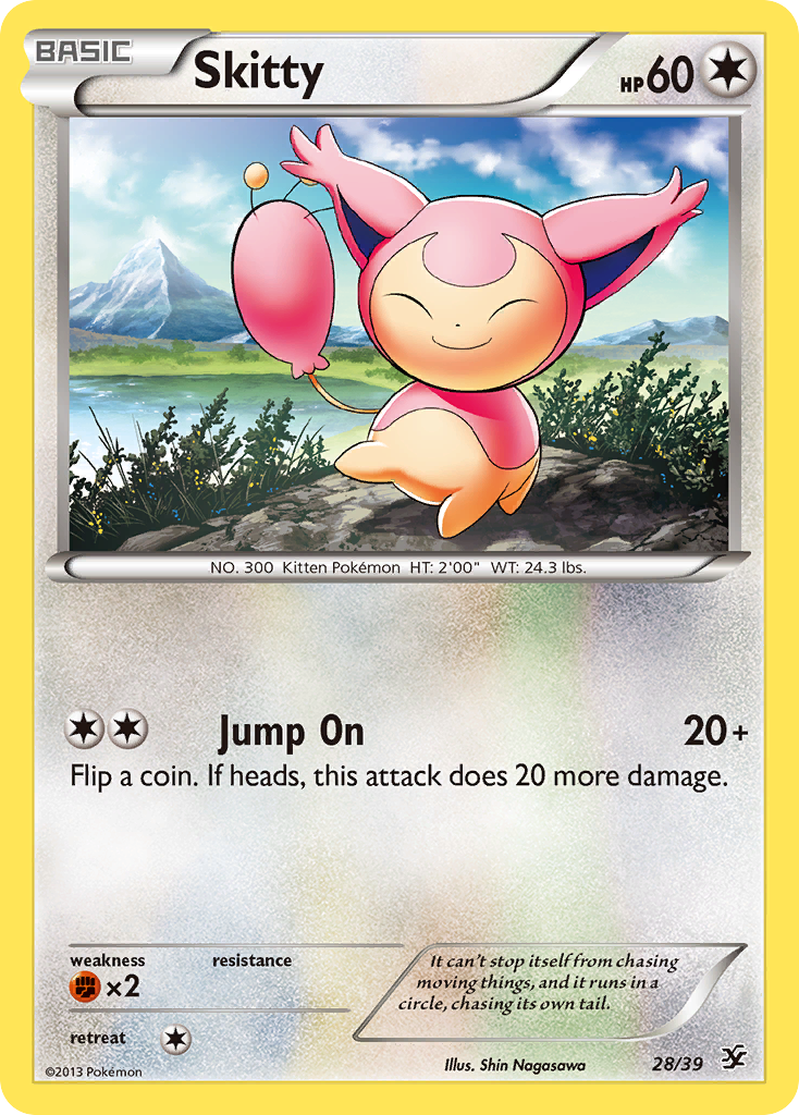 Skitty (28/39) [XY: Kalos Starter Set] | Good Games Cannington