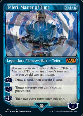 Teferi, Master of Time (Showcase) (293) [Core Set 2021] | Good Games Cannington