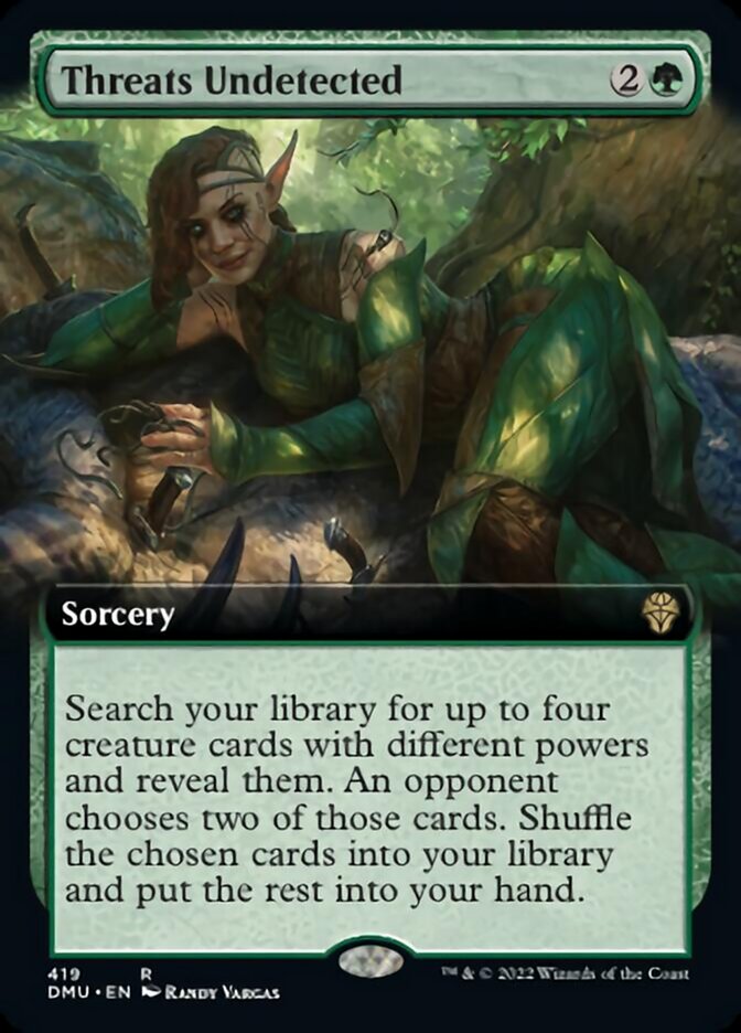 Threats Undetected (Extended Art) [Dominaria United] | Good Games Cannington