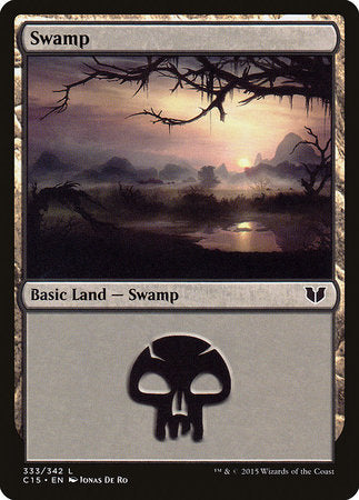 Swamp (333) [Commander 2015] | Good Games Cannington