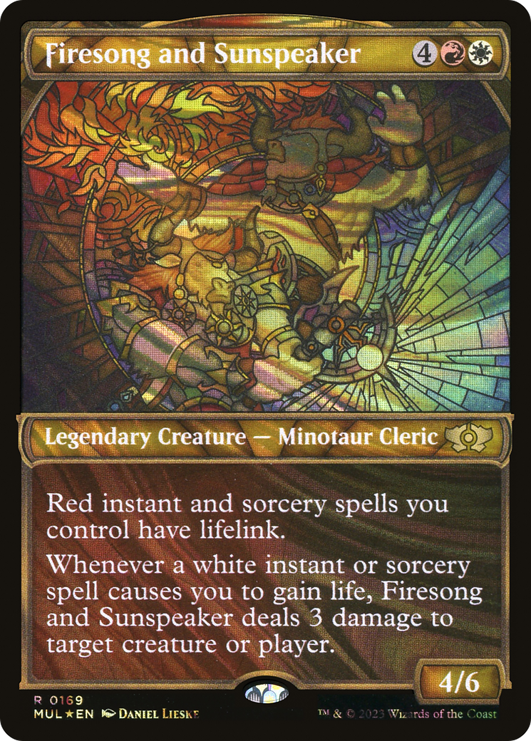 Firesong and Sunspeaker (Halo Foil) [Multiverse Legends] | Good Games Cannington