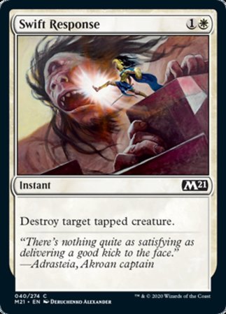 Swift Response [Core Set 2021] | Good Games Cannington