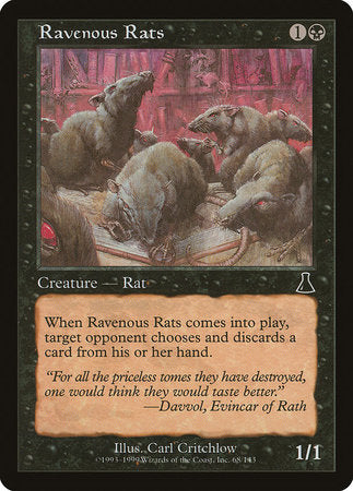 Ravenous Rats [Urza's Destiny] | Good Games Cannington