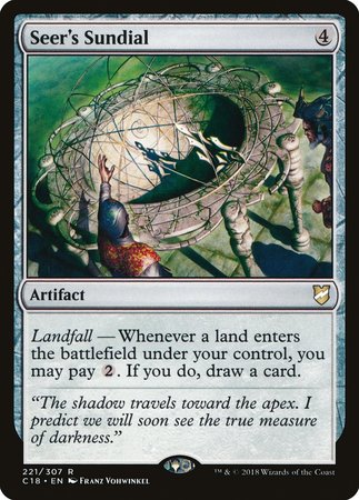 Seer's Sundial [Commander 2018] | Good Games Cannington