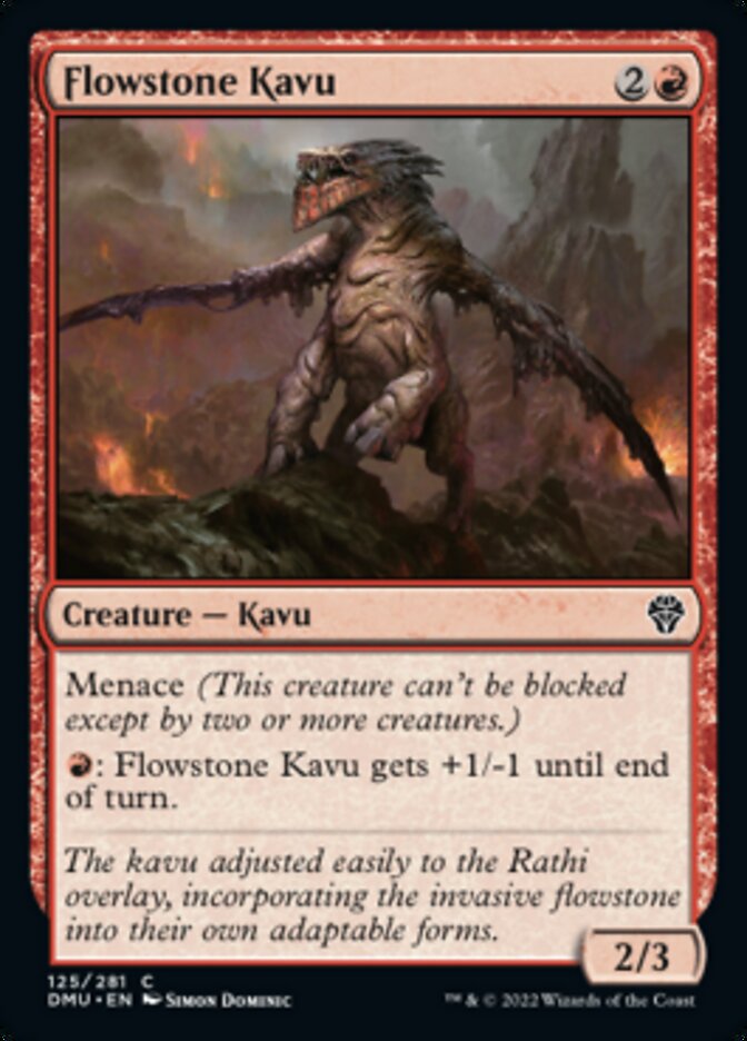 Flowstone Kavu [Dominaria United] | Good Games Cannington