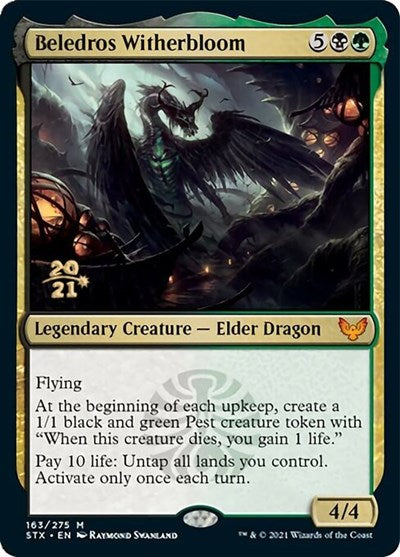 Beledros Witherbloom [Strixhaven: School of Mages Prerelease Promos] | Good Games Cannington