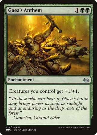 Gaea's Anthem [Modern Masters 2017] | Good Games Cannington