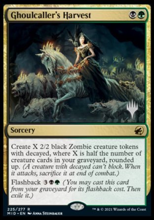 Ghoulcaller's Harvest (Promo Pack) [Innistrad: Midnight Hunt Promos] | Good Games Cannington