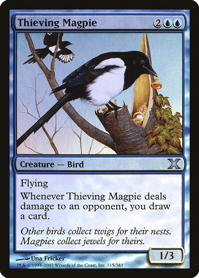 Thieving Magpie (Premium Foil) [Tenth Edition] | Good Games Cannington