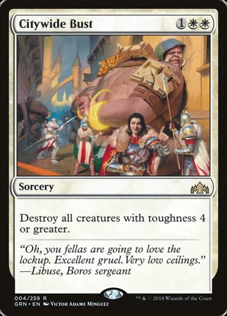 Citywide Bust [Guilds of Ravnica] | Good Games Cannington