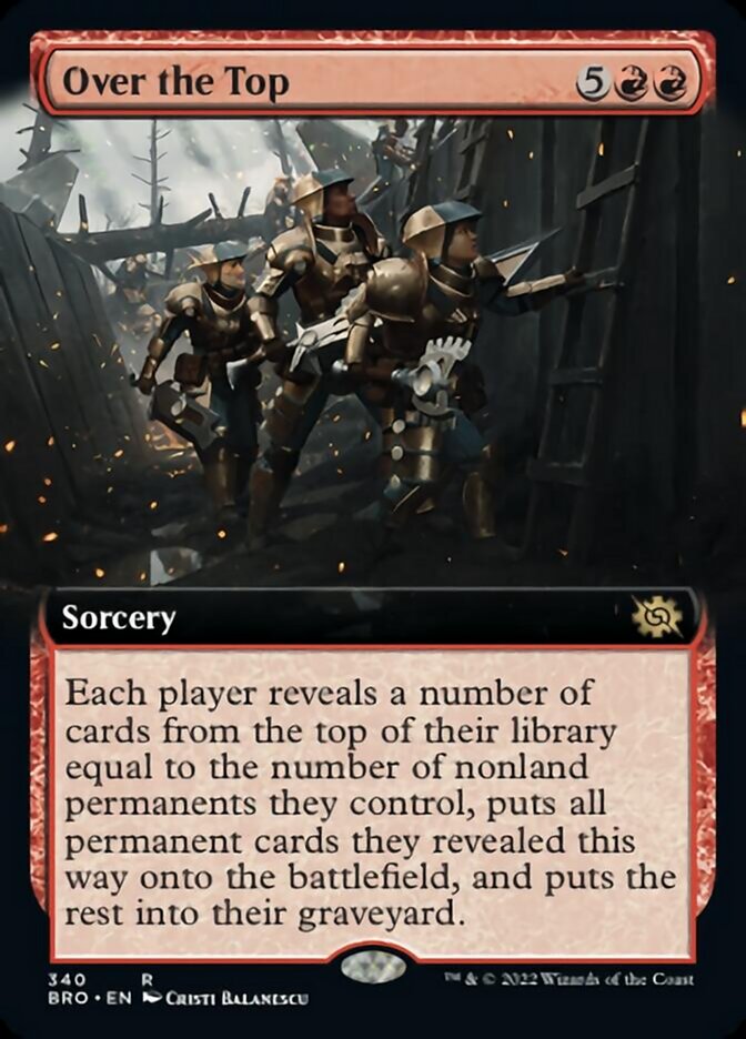 Over the Top (Extended Art) [The Brothers' War] | Good Games Cannington