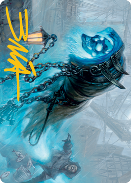 Nebelgast Intruder Art Card (Gold-Stamped Signature) [Innistrad: Midnight Hunt Art Series] | Good Games Cannington