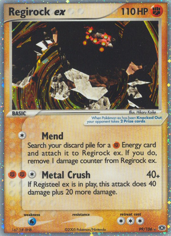 Regirock ex (99/106) [EX: Emerald] | Good Games Cannington