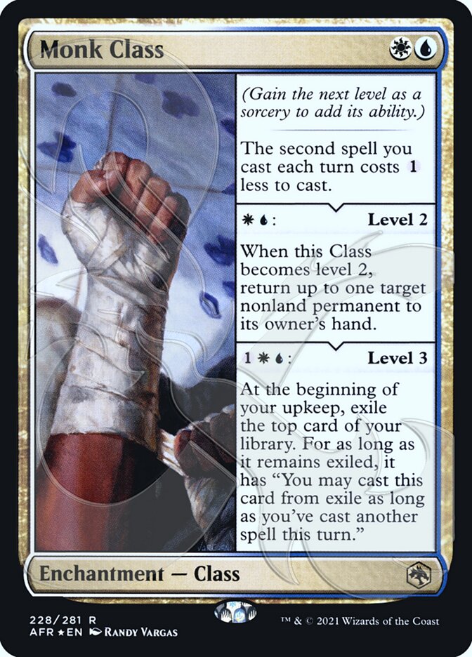 Monk Class (Ampersand Promo) [Dungeons & Dragons: Adventures in the Forgotten Realms Promos] | Good Games Cannington