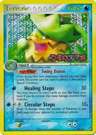 Ludicolo (10/107) (Stamped) [EX: Deoxys] | Good Games Cannington