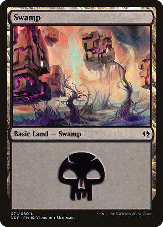 Swamp (71) [Duel Decks: Zendikar vs. Eldrazi] | Good Games Cannington