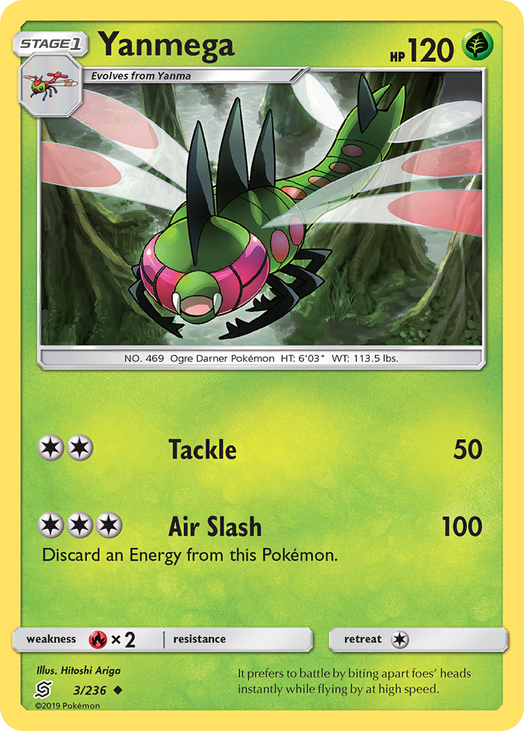Yanmega (3/236) [Sun & Moon: Unified Minds] | Good Games Cannington
