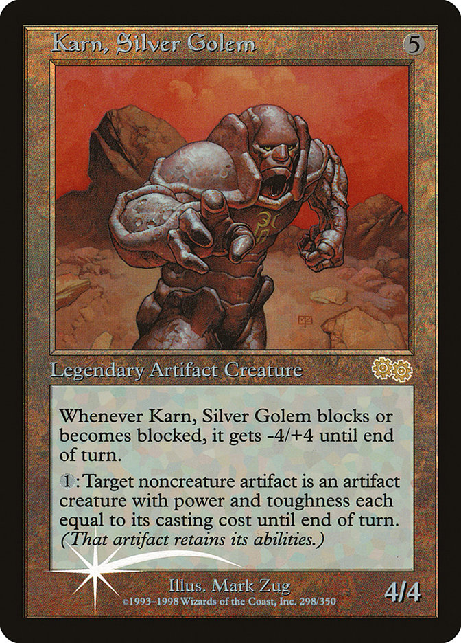 Karn, Silver Golem [Arena League 1999] | Good Games Cannington