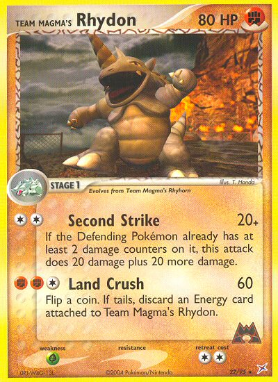 Team Magma's Rhydon (22/95) [EX: Team Magma vs Team Aqua] | Good Games Cannington