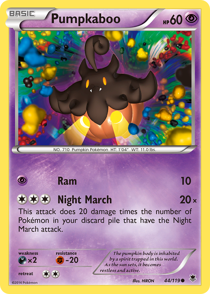 Pumpkaboo (44/119) [XY: Phantom Forces] | Good Games Cannington