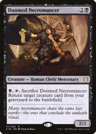 Doomed Necromancer [Commander 2019] | Good Games Cannington