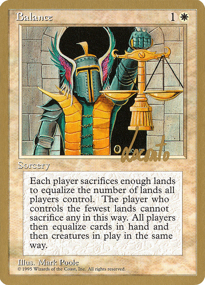 Balance (Michael Loconto) [Pro Tour Collector Set] | Good Games Cannington
