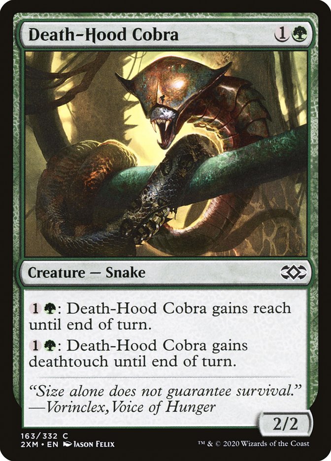 Death-Hood Cobra [Double Masters] | Good Games Cannington