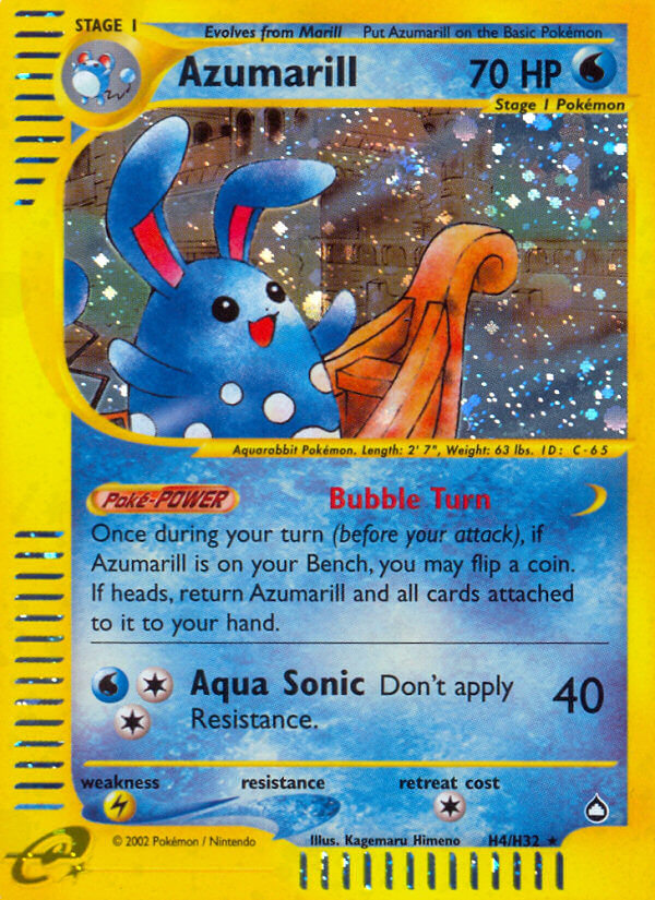 Azumarill (H4/H32) [Aquapolis] | Good Games Cannington