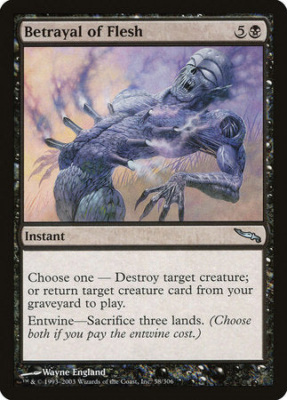 Betrayal of Flesh [Mirrodin] | Good Games Cannington
