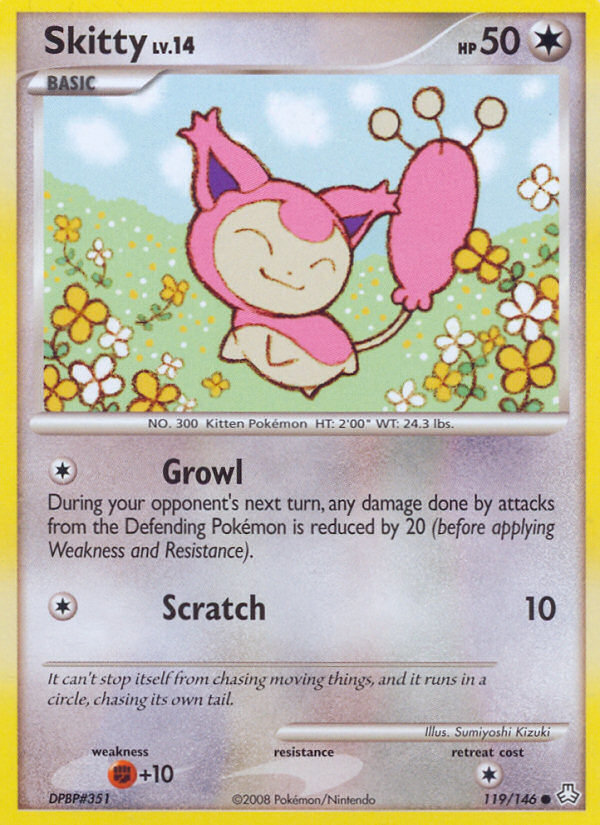 Skitty (119/146) [Diamond & Pearl: Legends Awakened] | Good Games Cannington