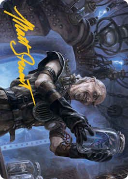 Delver of Secrets Art Card (Gold-Stamped Signature) [Innistrad: Midnight Hunt Art Series] | Good Games Cannington