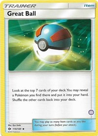 Great Ball (119/149) (Deck Exclusive #25) [Sun & Moon: Trainer Kit - Alolan Sandslash] | Good Games Cannington