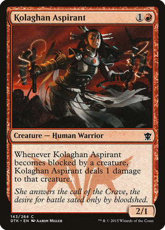 Kolaghan Aspirant [Dragons of Tarkir] | Good Games Cannington
