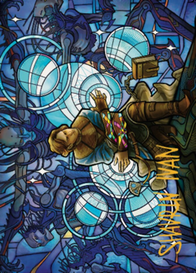 Raff, Weatherlight Stalwart Art Card (Gold-Stamped Signature) [Dominaria United Art Series] | Good Games Cannington