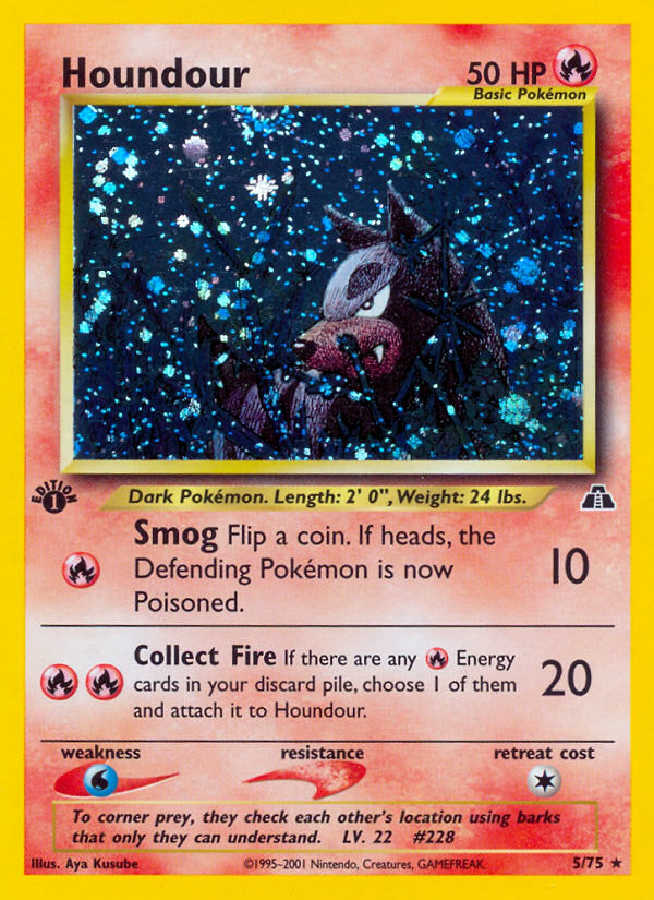 Houndour (5/75) [Neo Discovery 1st Edition] | Good Games Cannington