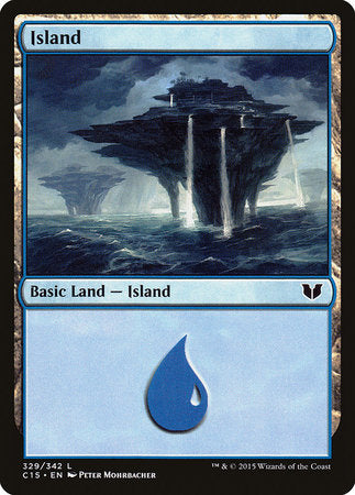 Island (329) [Commander 2015] | Good Games Cannington