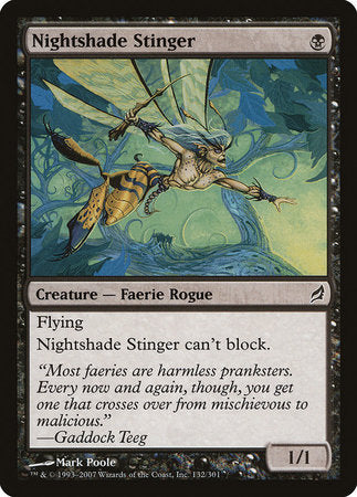 Nightshade Stinger [Lorwyn] | Good Games Cannington