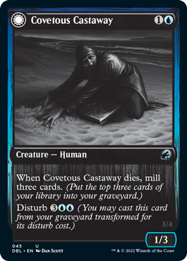 Covetous Castaway // Ghostly Castigator [Innistrad: Double Feature] | Good Games Cannington