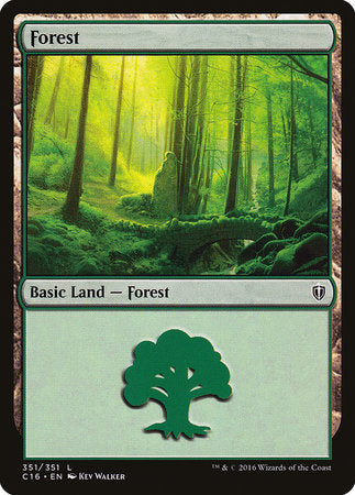 Forest (351) [Commander 2016] | Good Games Cannington