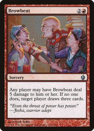 Browbeat [Premium Deck Series: Fire and Lightning] | Good Games Cannington